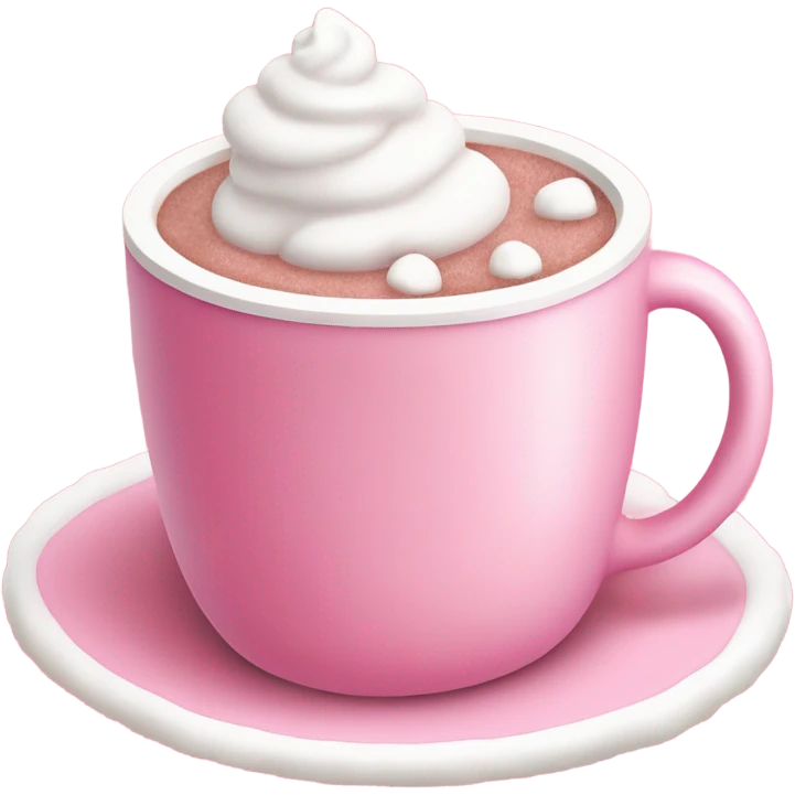 pink hot coco emoji