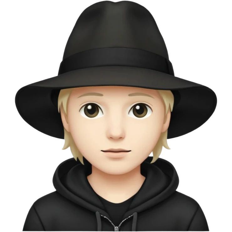 Hacker woth fedora emoji