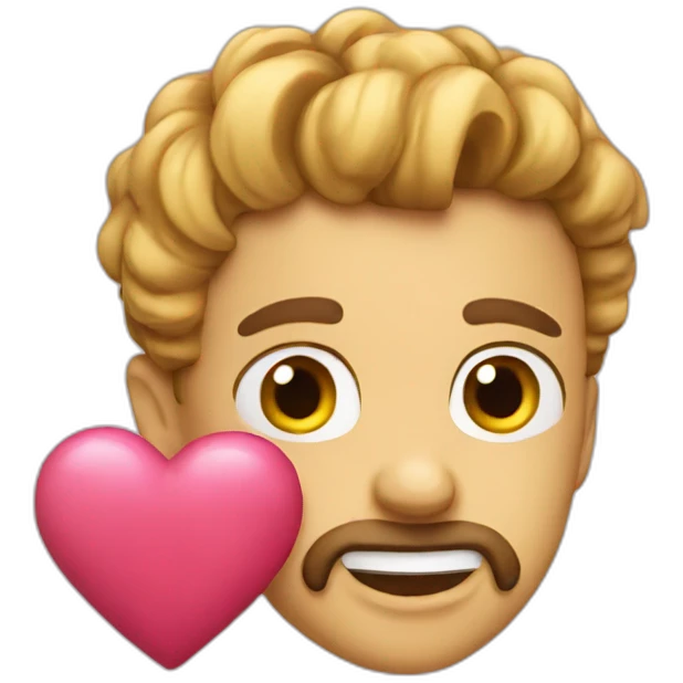 Strange heart emoji