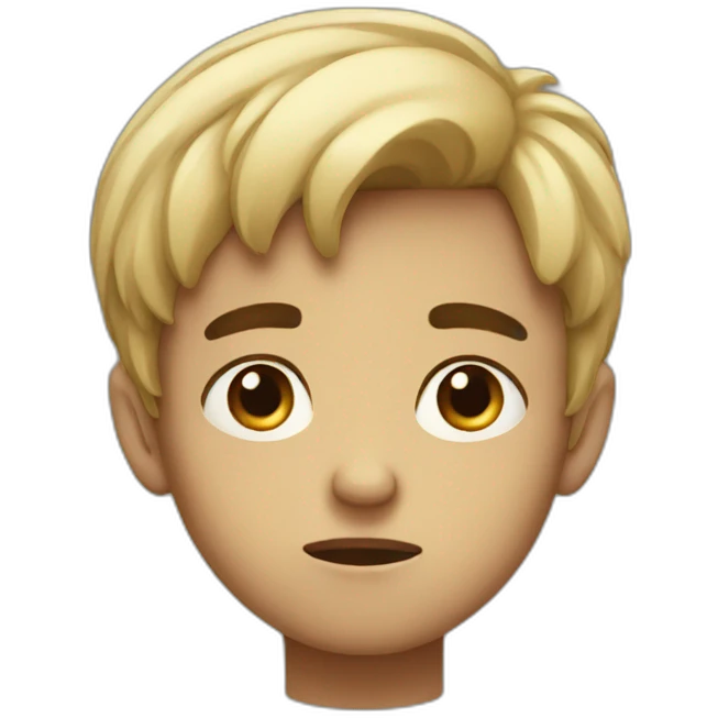 Sad boy emoji
