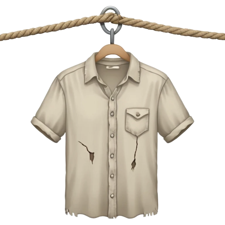 A man hanging in a rope dead emoji