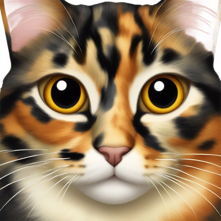 Tortoiseshell cat emoji