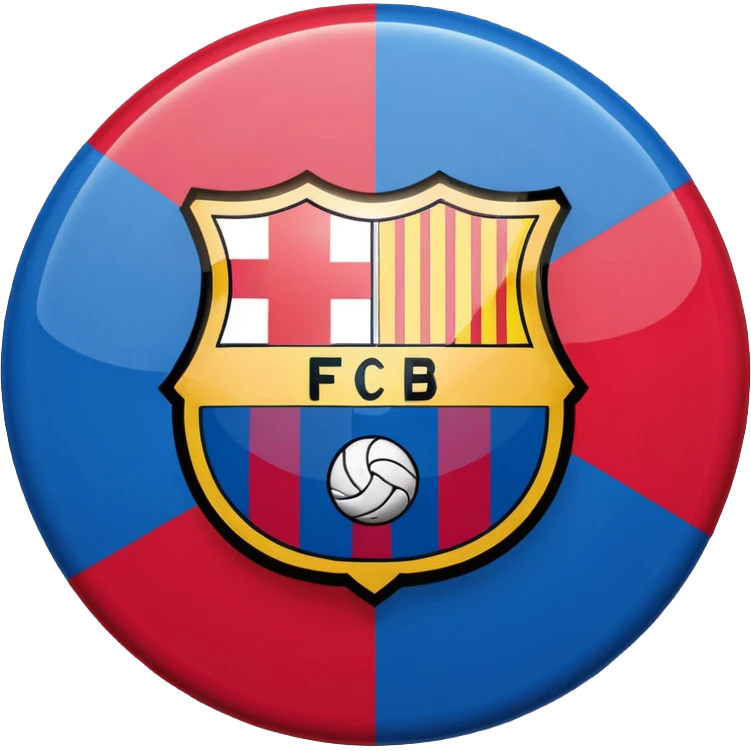 Fc Barcelona logo imoji emoji