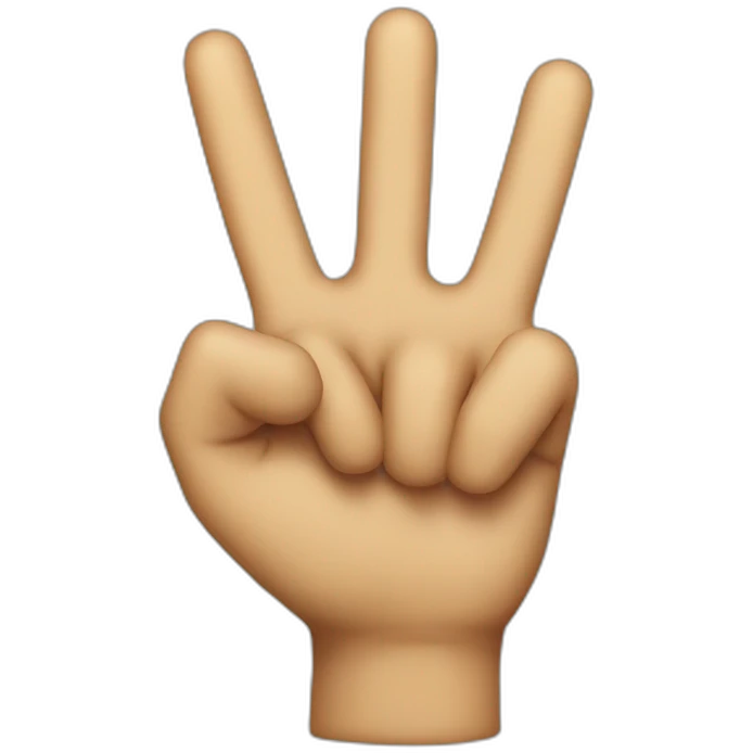 Gang sign emoji