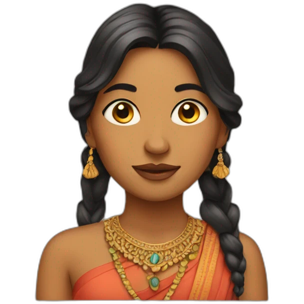 femme indiene  emoji