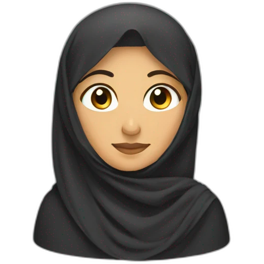 afghan woman with burqa emoji