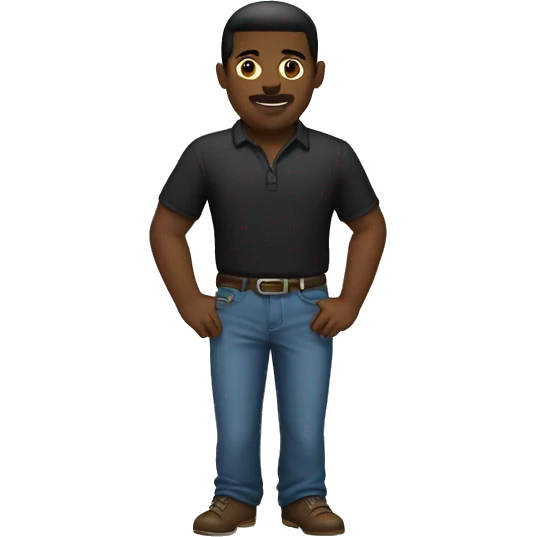 tacón negro emoji