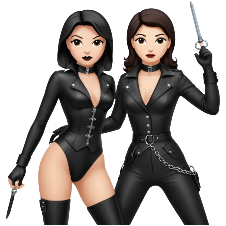 One Dominatrix whipping man  emoji