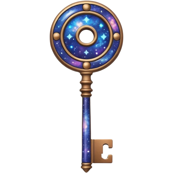 bronze key galaxy emoji