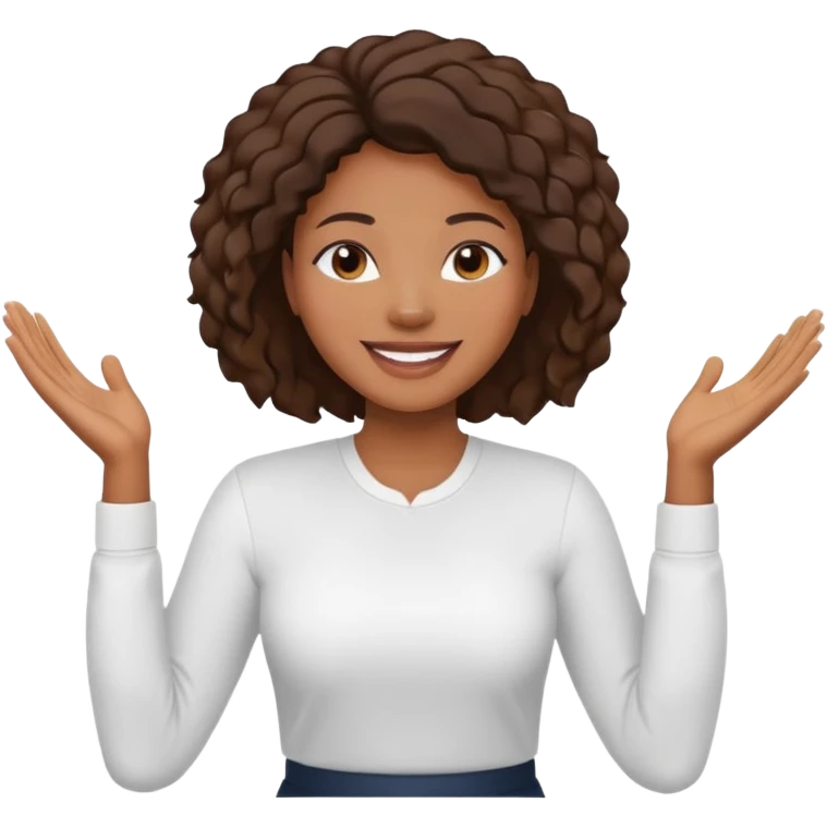 Beautiful Christian black women praise expressions emoji