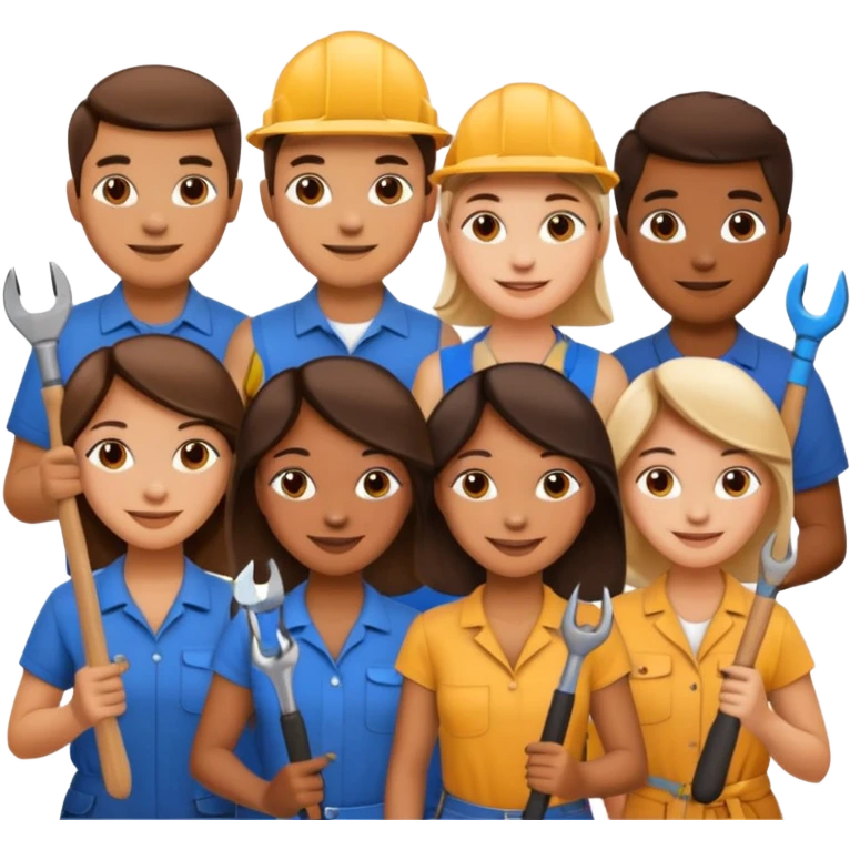 People Holding Tools emoji