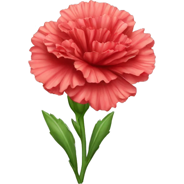 red carnation flower emoji emoji