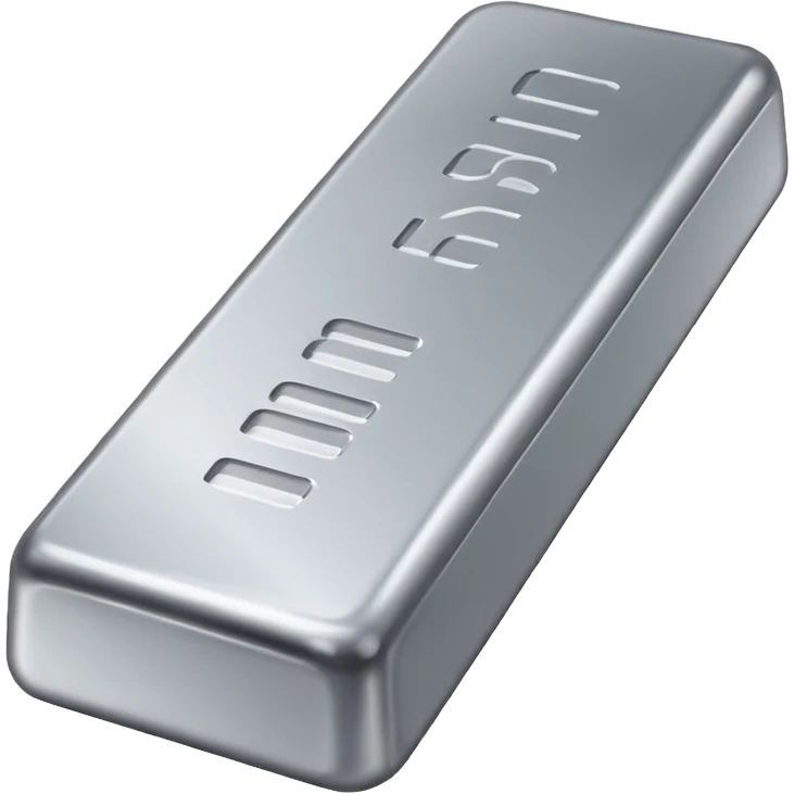 Silver bar emoji
