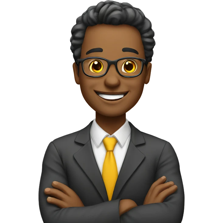 Joyful teacher emoji