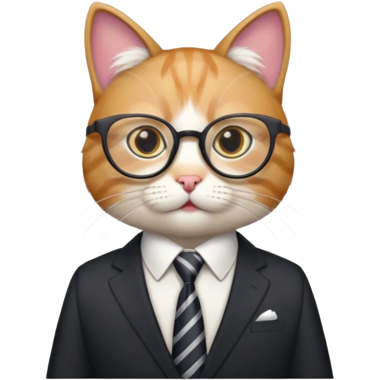 Business cat emoji
