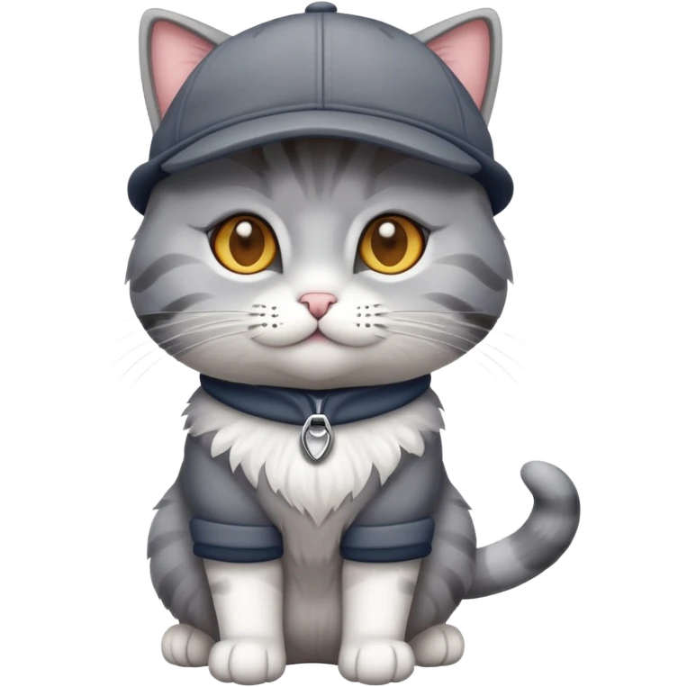 Cat cap  body  emoji