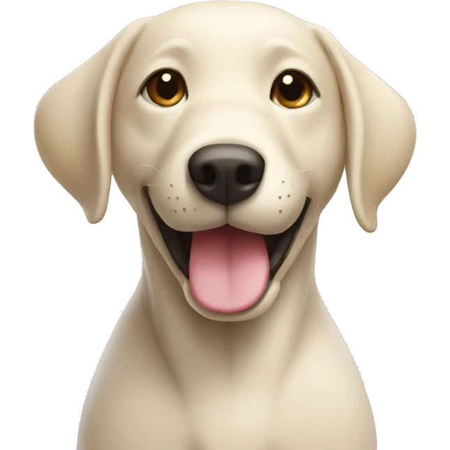 Lab with a smile  emoji