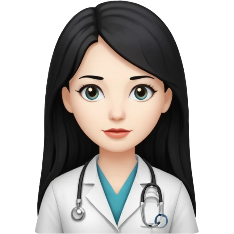  female long haired hotel doctor emoji