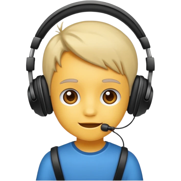 kids with headphones emoji