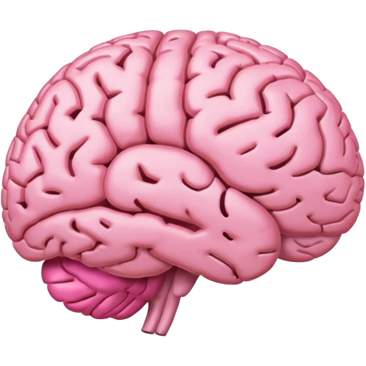 pink brain with' mindset' emoji