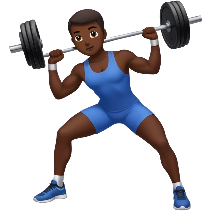 Black Gym routine  emoji
