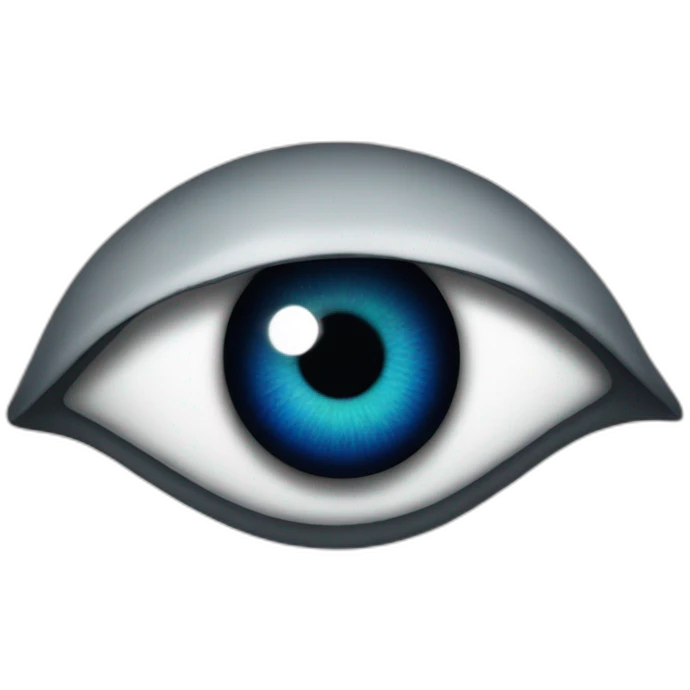 The evil eye emoji