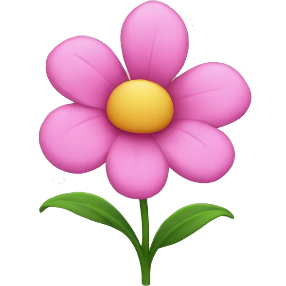 Pink flower emoji