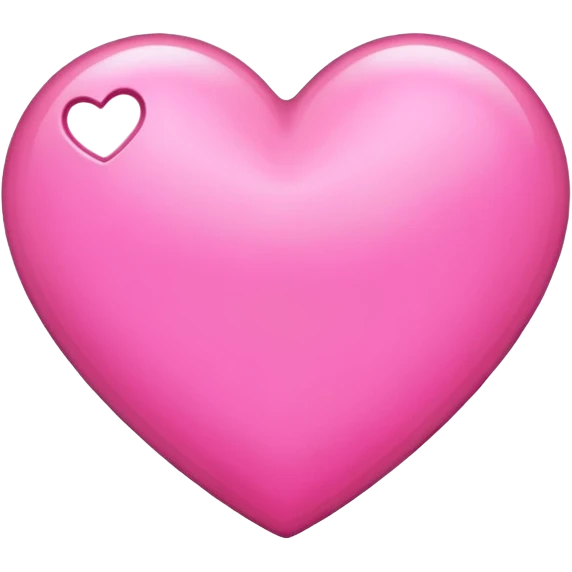 Heart pink emoji