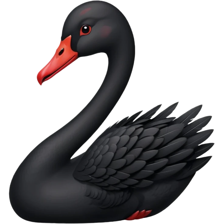 Black swan emoji