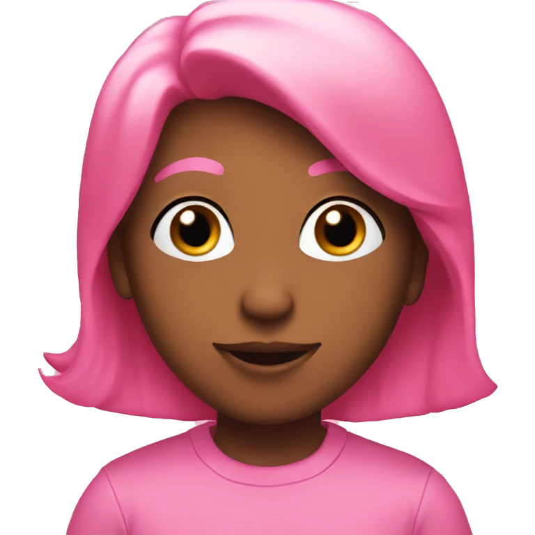 Pink love emoji