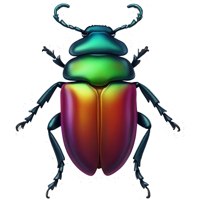 Ruby rainbow beetle  emoji