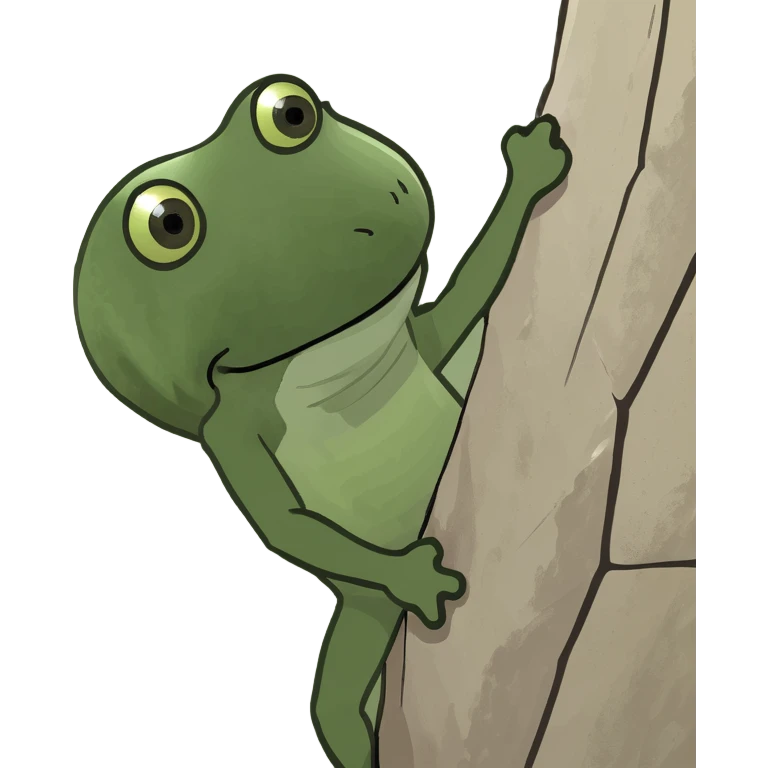 Rock climbing emoji