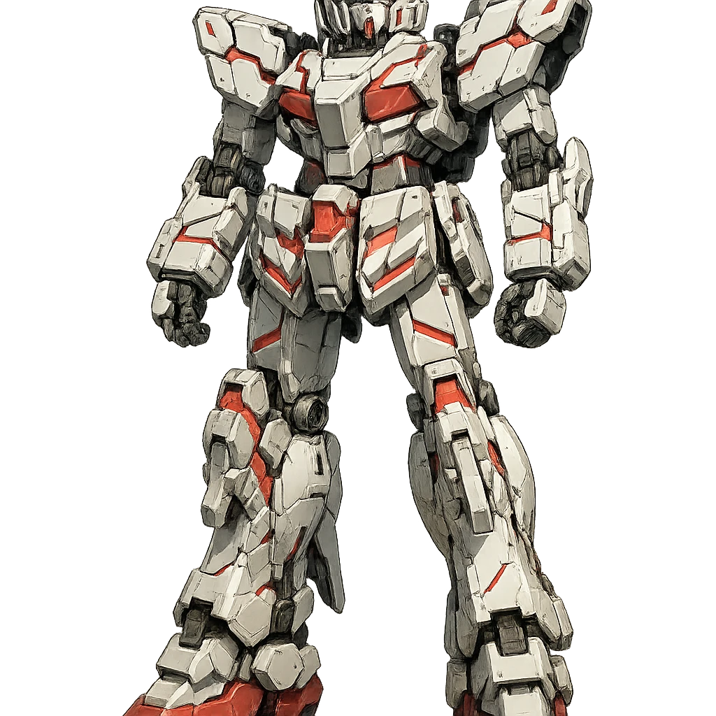 Full-height Gundam RX-0 Unicorn emoji