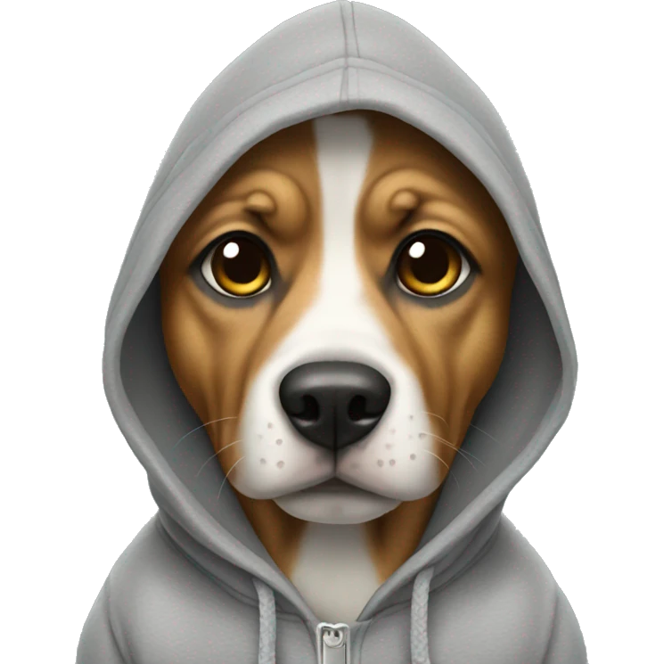 dog with hoodie emoji