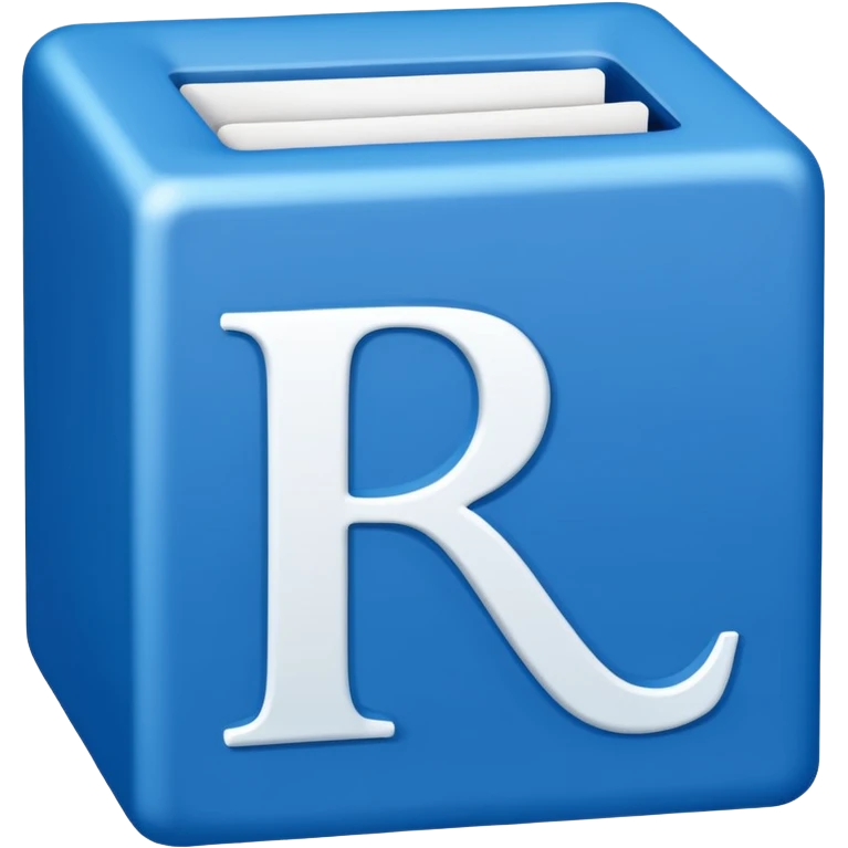 The letters LR in a blue box emoji