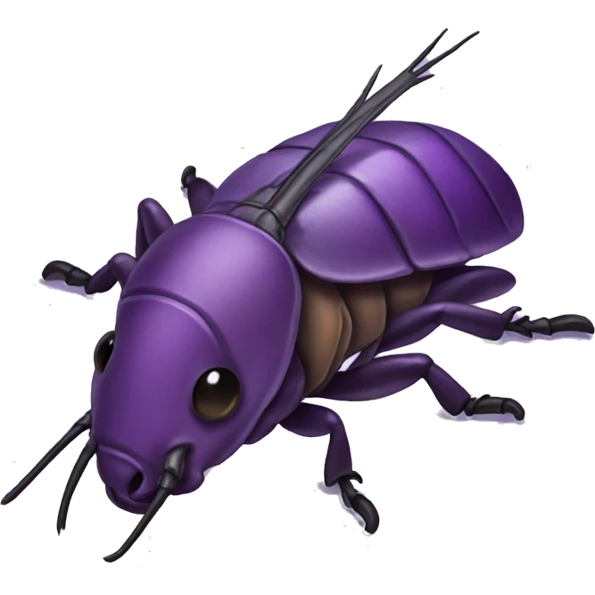 Purple roach emoji