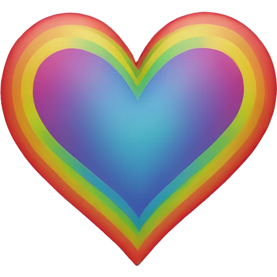 rainbow heart emoji