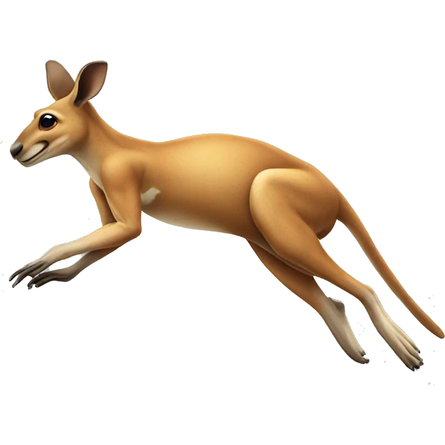 Kangaroo high jump emoji