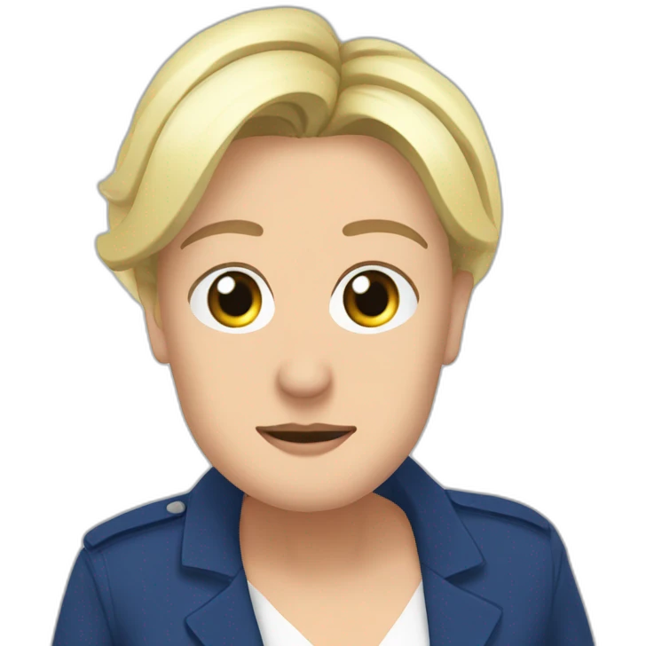 Marine le pen malade emoji
