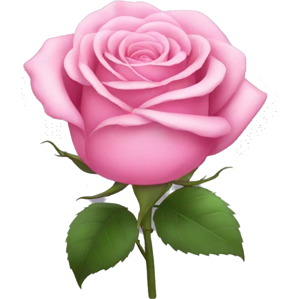 pink rose emoji