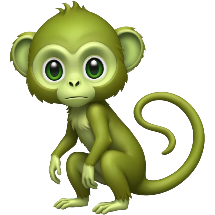 Alien monkey full body  emoji