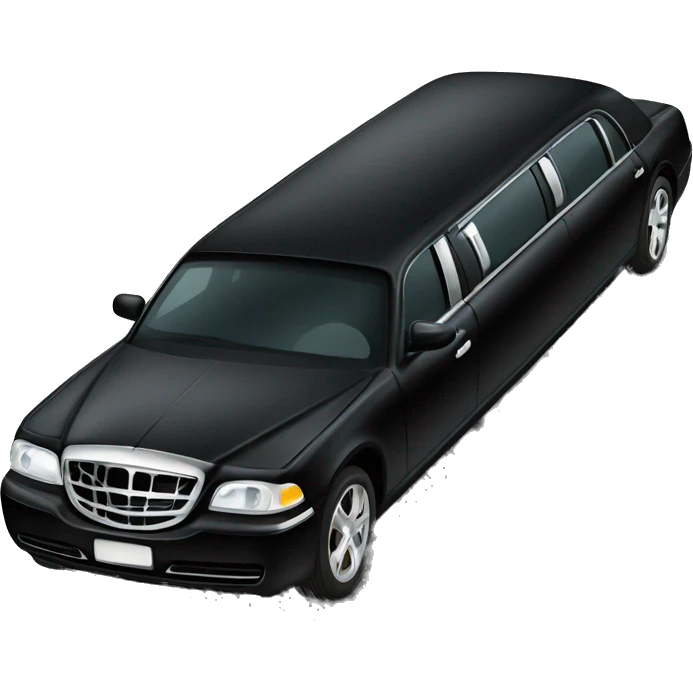 black limousine car emoji