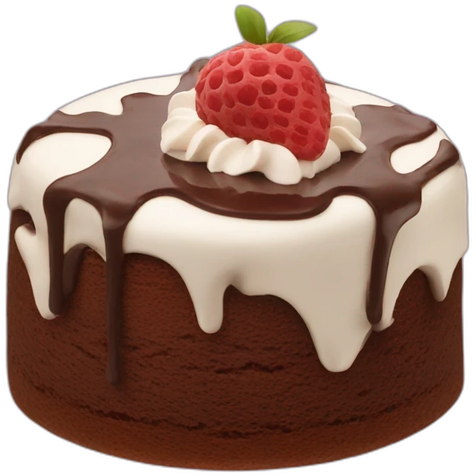 Gâteau au chocolat emoji
