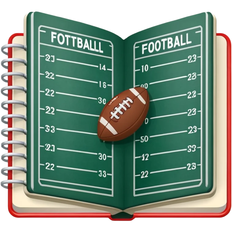 amercian football playbook  emoji