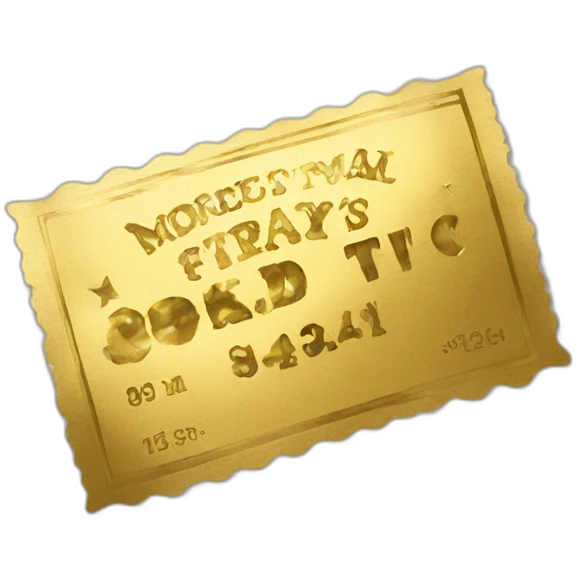 golden ticket emoji