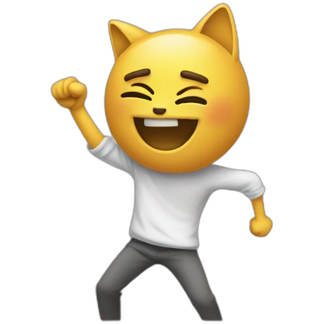 Chat qui dab emoji
