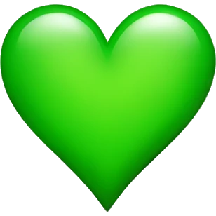 Green heart emoji