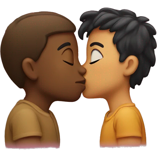 Smooching emoji