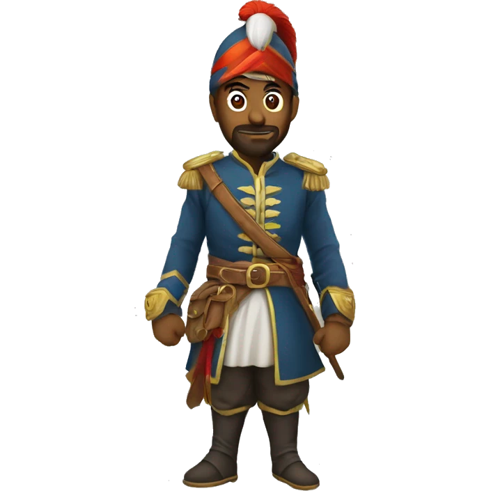full-length Janissary commander emoji