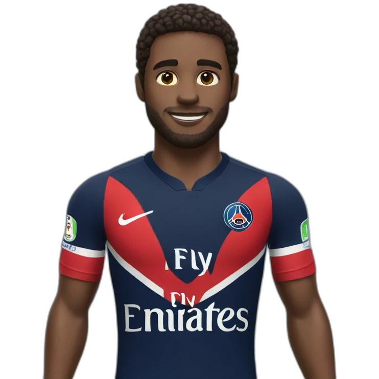 chat avec un maillot du psg emoji